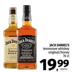 Jack Daniels - Tennessee Whiskey Original/ Honey