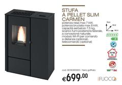 Punto Fuoco - Stufa A Pellet Slim Carmen