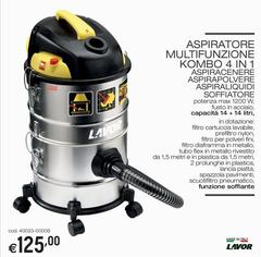 Lavor - Aspiratore Multifunzione Kombo 4 In 1