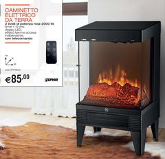 Zephir - Caminetto Elettrico Da Terra