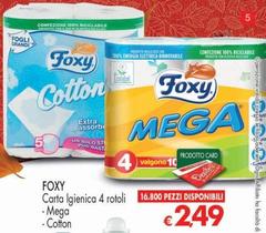 Foxy - Carta Igienica 4 Rotoli