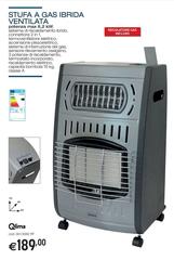 Qlima - Stufa A Gas Ibrida Ventilata