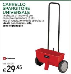 Einhell - Carrello Spargitore Universale