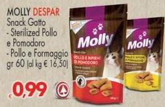 Molly -  Snack Gatto Sterilized Pollo E Pomodoro
