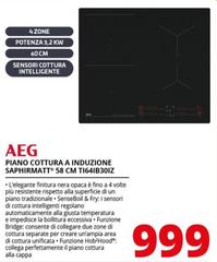 Aeg - Piano Cottura A Induzione Saphirmatt 58 Cm TI64IB30IZ