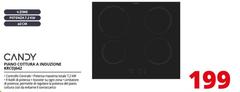 Candy - Idea KRCDJ642 Nero Da Incasso 59 Cm Piano Cottura A Induzione 4 Fornello(i)