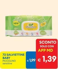 Piccolino - 72 Salviettine Baby