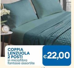 Coppia Lenzuola 2 Posti