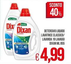 Dixan - Detersivo Liquido Lavatrice Classico/Lavanda 19 Lavaggi