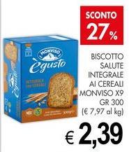 Monviso - Biscotto Salute Integrale Ai Cereali