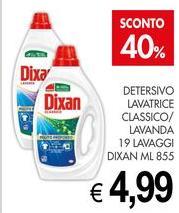 Dixan - Detersivo Lavatrice Classico/Lavanda