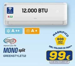 Argo - Mono Split GREENSTYLET12