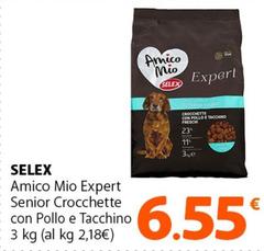 Selex - Amico Mio Expert Senior Crocchette Con Pollo E Tacchino