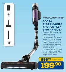 Rowenta - Scopa Ricaricabile Xforce Flex 9.60 RH-2037