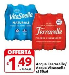 Vitasnella - Acqua Ferrarelle/ Acqua
