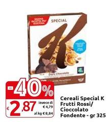 Kelloggs - Cereali Special K Frutti Rossi/ Cioccolato Fondente