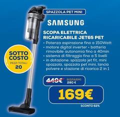 Samsung - Scopa Elettrica Ricaricabile Jet65 Pet