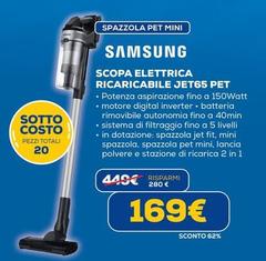 Samsung - Scopa Elettrica Ricaricabile Jet65 Pet