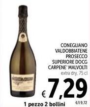 Conegliano Valdobbiatene Prosecco Superiore DOCG Carpene