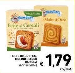 Barilla - Fette Biscottate Mulino Bianco