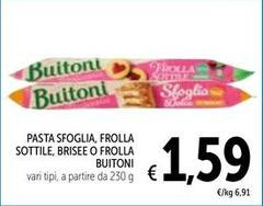 Buitoni - Pasta Sfoglia, Frolla Sottile, Brisee O Frolla