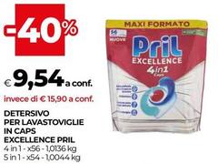 Pril - Detersivo Per Lavastoviglie In Caps Excellence