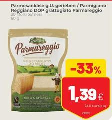 Parmigiano reggiano - Parmesankäse, gerieben / Parmigiano Reggiano DOP grattugiato Parmareggio