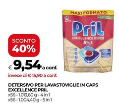 Pril - Detersivo Per Lavastoviglie In Caps Excellence