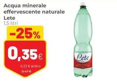 Lete - Acqua Minerale Effervescente Naturale