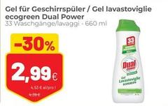 Dual - Gel Fürr Geschirrpúler/ Gel Lavastoviglie Ecogreen