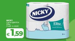 Nicky - Carta Igienica Elite