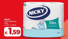 Nicky - Carta Igienica Elite