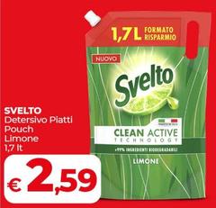 Svelto - Detersivo Piatti Pouch Limone