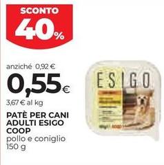 Coop - Patè Per Cani Adulti Esigo