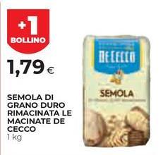 De Cecco - Semola Di Grano Duro Rimacinata Le Macinate