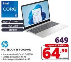 HP - Notebook 15-FD0090NL