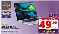 Acer - Aspire Go 15 Notebook AG15-42P-R8NS