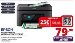 Epson - WorkForce WF-2935DWF Ad Inchiostro A4 5760 X 1440 DPI 33 Ppm Wi-Fi