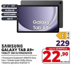 Samsung - Galaxy Tab A9+ Tablet SM-X210NZAEEUE