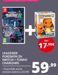 Nintendo - Leggende Pokemon Za Switch + Funko Charizard
