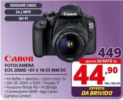 Canon - Fotocamera EOS 2000D +EF-S 18-55 Mm DC