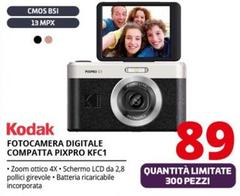 Kodak - Fotocamera Digitale Compatta Pixpro KFC 1