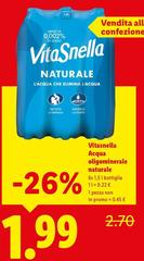 Vitasnella - Acqua Oligominerale Naturale