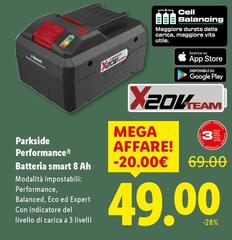 Parkside Performance - Batteria Smart 8 Ah