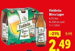 Finkbrau - Birra Lager