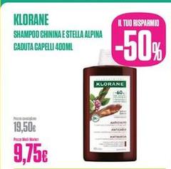 Klorane - Shampoo Chinina E Stella Alpina