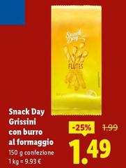 Snack Day - Grissini Con Burro Al Formaggio