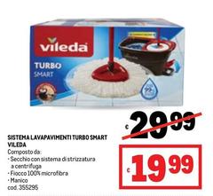 Vileda - Sistema Lavapavimenti Turbo Smart
