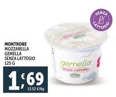 Montrone - Mozzarella Gemella Senza Lattosio