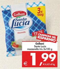 Galbani - Santa Lucia Mozzarella Tris